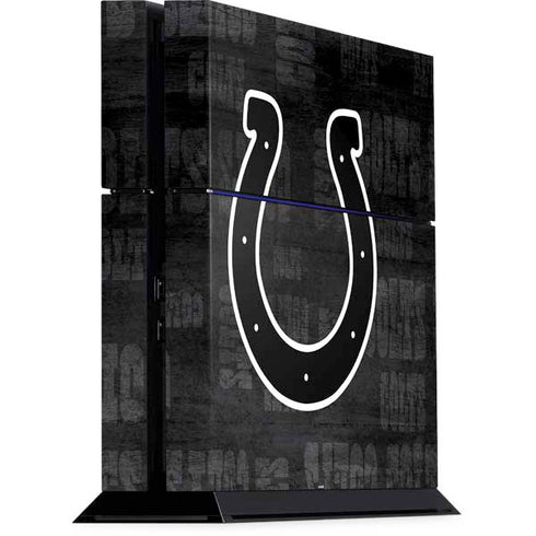 NFL Indianapolis Colts Black & White PS4 Console Skin