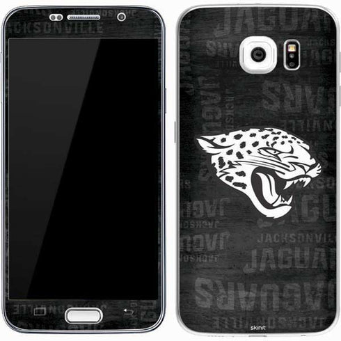 NFL Jacksonville Jaguars Black & White Galaxy S7 Skin