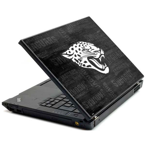 NFL Jacksonville Jaguars Black & White Lenovo T420 Skin