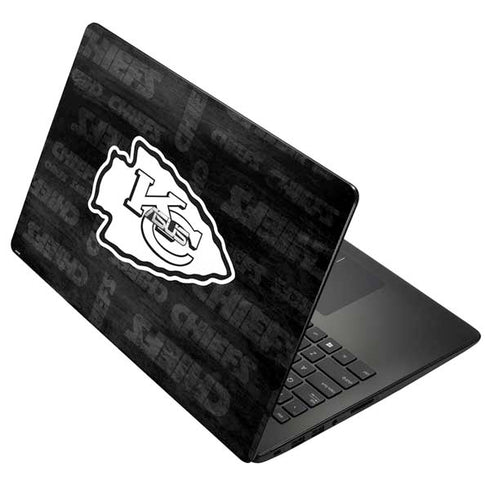 NFL Kansas City Chiefs Black & White Asus X502CA 15.6 Skin