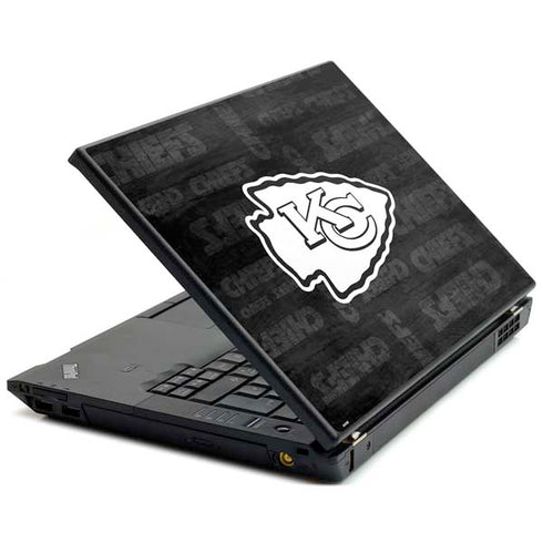 NFL Kansas City Chiefs Black & White Lenovo T420 Skin