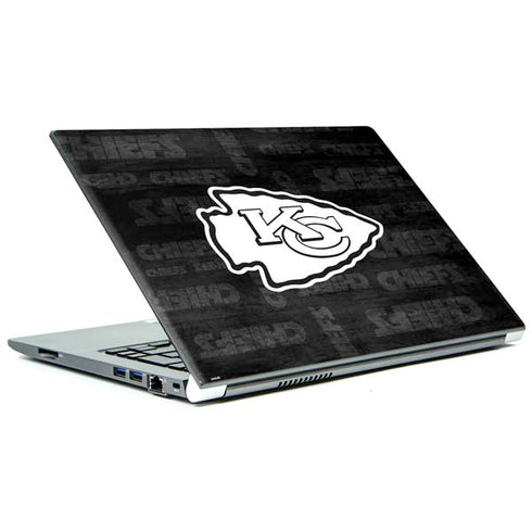 NFL Kansas City Chiefs Black & White Portege Z30t/Z30t-A Skin