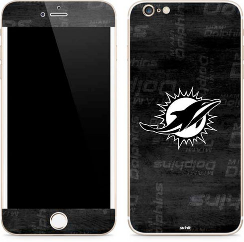 NFL Miami Dolphins Black & White iPhone 6/6s Plus Skin