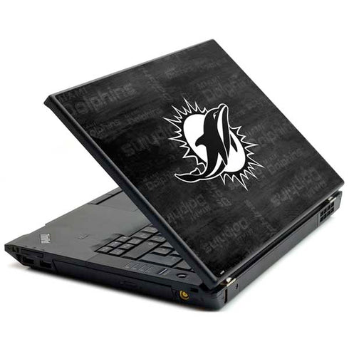 NFL Miami Dolphins Black & White Lenovo T420 Skin