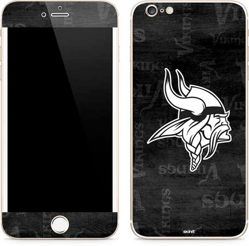 NFL Minnesota Vikings Black & White iPhone 6/6s Plus Skin