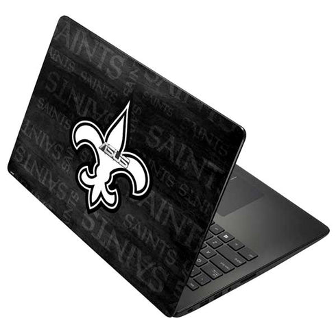 NFL New Orleans Saints Black & White Asus X502CA 15.6 Skin
