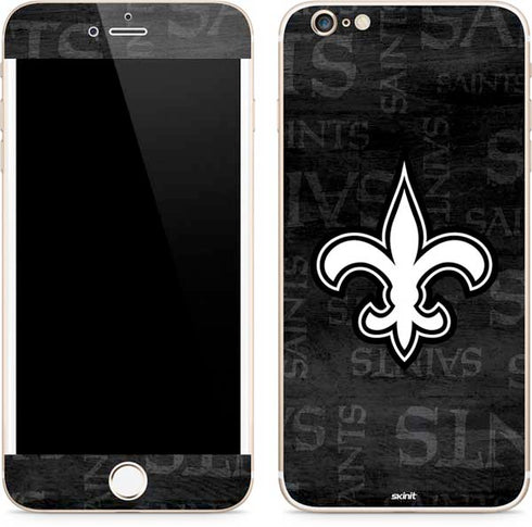 NFL New Orleans Saints Black & White iPhone 6/6s Plus Skin