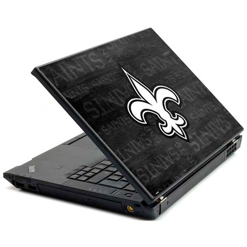 NFL New Orleans Saints Black & White Lenovo T420 Skin