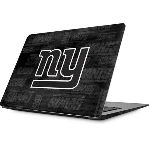 NFL New York Giants Black & White Apple MacBook Skin
