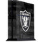 NFL Las Vegas Raiders Black & White PS4 Console Skin