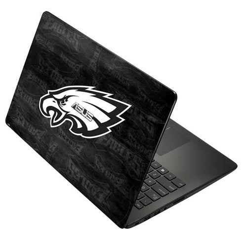 NFL Philadelphia Eagles Black & White Asus X502CA 15.6 Skin