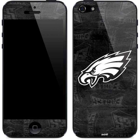 NFL Philadelphia Eagles Black & White iPhone 5/5s/5SE Skin
