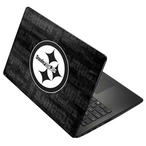 NFL Pittsburgh Steelers Black & White Asus X502CA 15.6 Skin