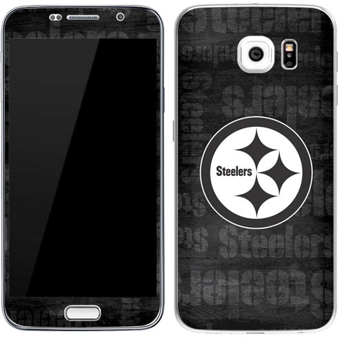 NFL Pittsburgh Steelers Black & White Galaxy S7 Skin