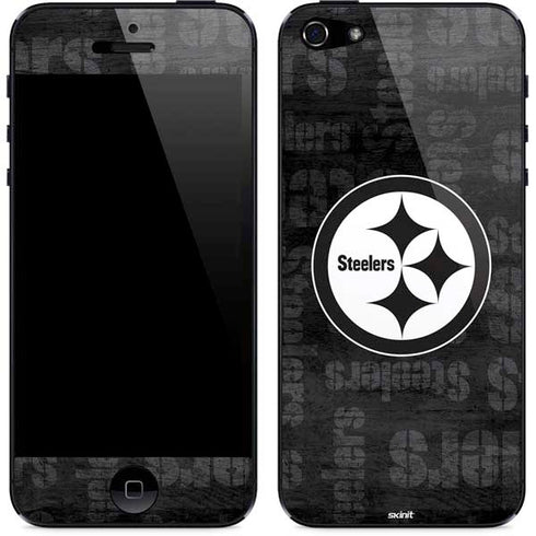 NFL Pittsburgh Steelers Black & White iPhone 5/5s/5SE Skin