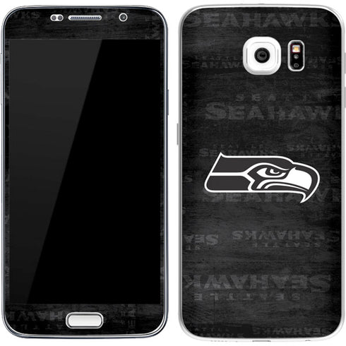 NFL Seattle Seahawks Black & White Galaxy S7 Skin