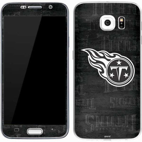 NFL Tennessee Titans Black & White Galaxy S7 Skin