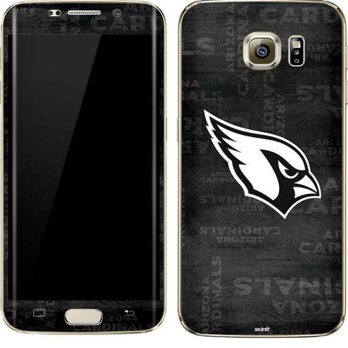 NFL Arizona Cardinals Black & White Galaxy S7 Edge Skin
