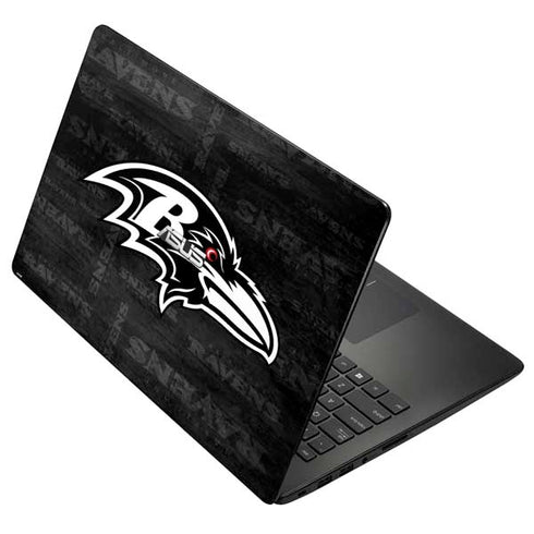 NFL Baltimore Ravens Black & White Asus X502CA 15.6 Skin
