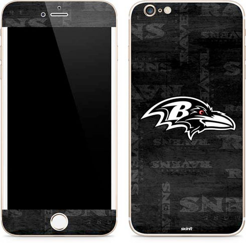 NFL Baltimore Ravens Black & White iPhone 6/6s Plus Skin