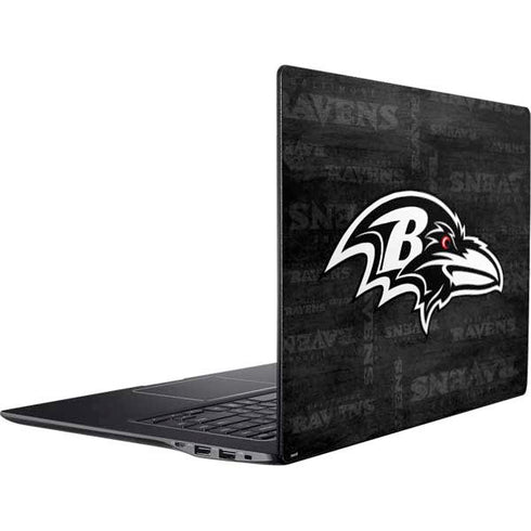 NFL Baltimore Ravens Black & White Ativ Book 9 (15.6in 2014) Skin
