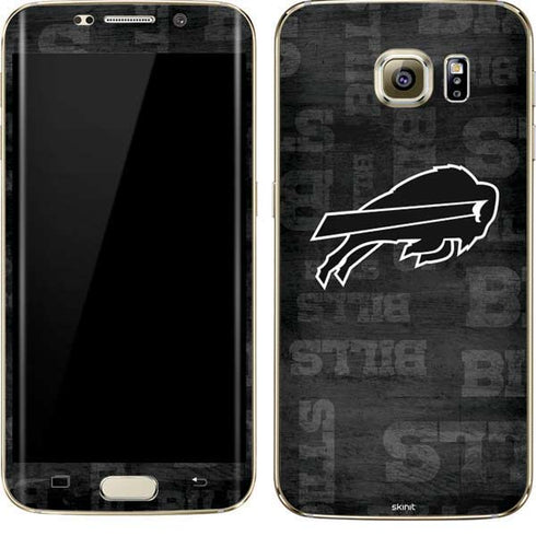 NFL Buffalo Bills Black & White Galaxy S7 Edge Skin