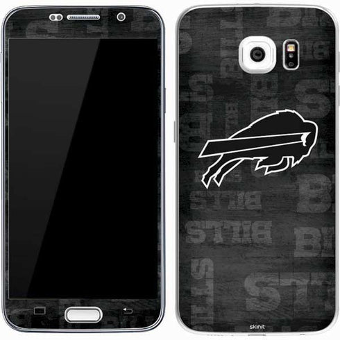 NFL Buffalo Bills Black & White Galaxy S7 Skin