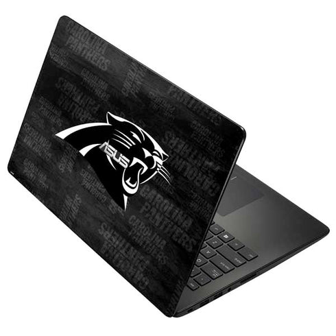 NFL Carolina Panthers Black & White Asus X502CA 15.6 Skin
