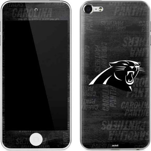 NFL Carolina Panthers Black & White Apple iPod Skin