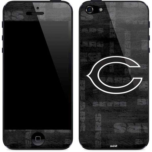 NFL Chicago Bears Black & White iPhone 5/5s/5SE Skin