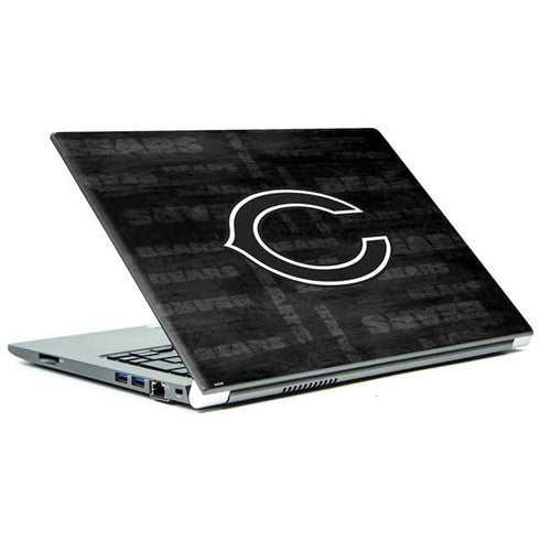 NFL Chicago Bears Black & White Portege Z30t/Z30t-A Skin
