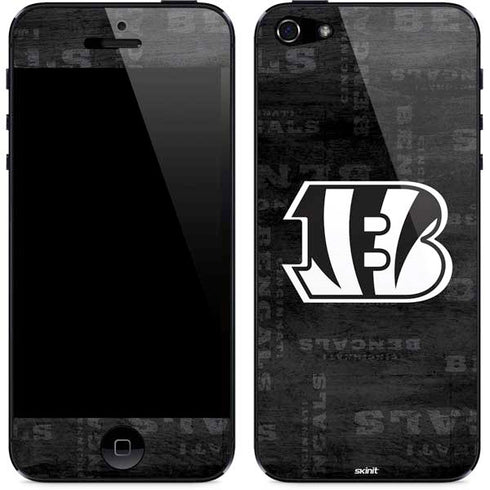 NFL Cincinnati Bengals Black & White iPhone 5/5s/5SE Skin