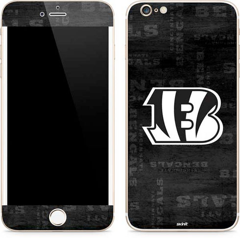 NFL Cincinnati Bengals Black & White iPhone 6/6s Plus Skin