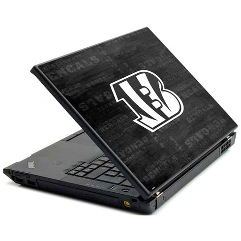 NFL Cincinnati Bengals Black & White Lenovo T420 Skin