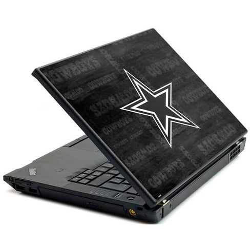 NFL Dallas Cowboys Black & White Lenovo T420 Skin