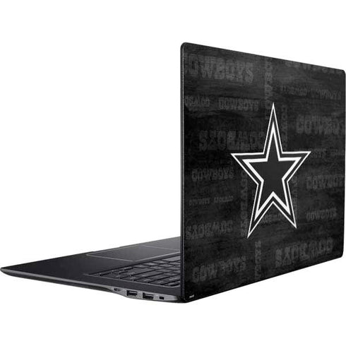NFL Dallas Cowboys Black & White Ativ Book 9 (15.6in 2014) Skin