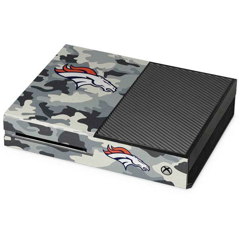 NFL Denver Broncos Camo Xbox One Console Skin