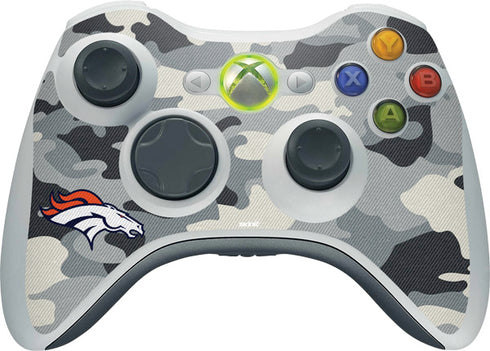 NFL Denver Broncos Camo Xbox 360 Wireless Controller Skin