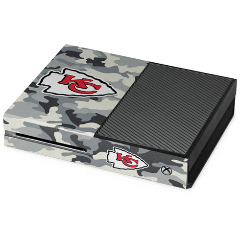 NFL Kansas City Chiefs Camo Xbox One Console Skin