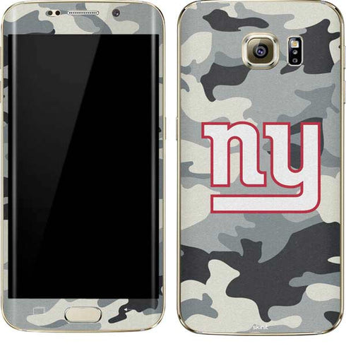 NFL New York Giants Camo Galaxy S7 Edge Skin
