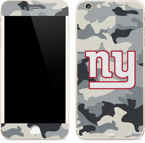 NFL New York Giants Camo iPhone 6/6s Plus Skin
