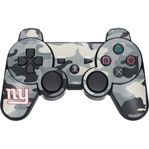 NFL New York Giants Camo PS3 Dual Shock wireless controller Skin