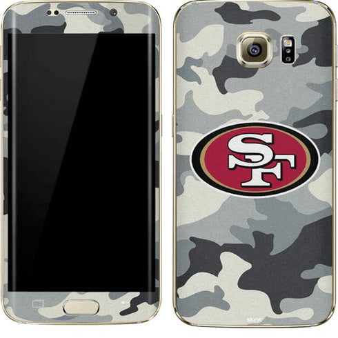 NFL San Francisco 49ers Camo Galaxy S7 Edge Skin