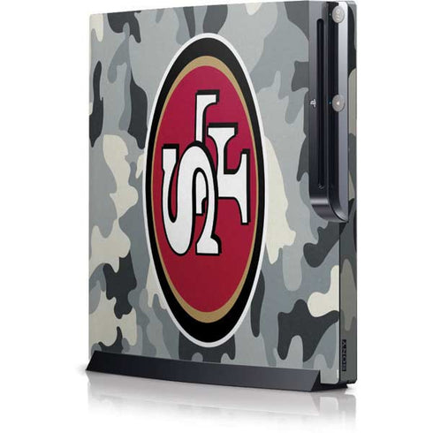 NFL San Francisco 49ers Camo Playstation 3 & PS3 Slim Skin