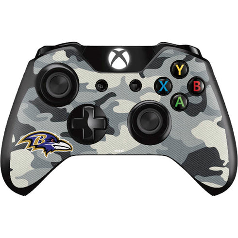 NFL Baltimore Ravens Camo Xbox One Controller Skin
