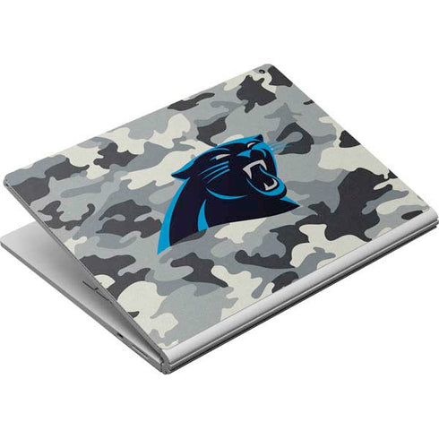 NFL Carolina Panthers Camo Surface Book Skin
