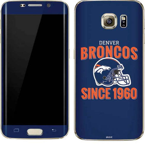 NFL Denver Broncos Helmet Galaxy S7 Edge Skin