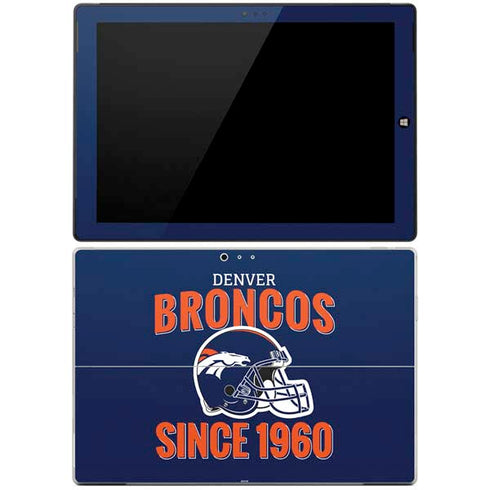NFL Denver Broncos Helmet Surface Pro 3 Skin