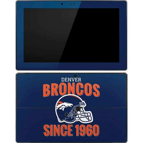 NFL Denver Broncos Helmet Surface Pro Tablet Skin