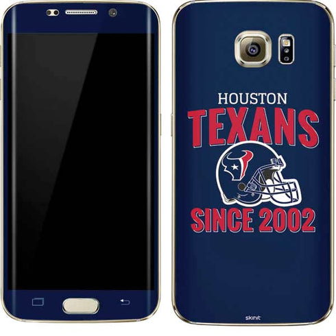 NFL Houston Texans Helmet Galaxy S7 Edge Skin